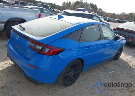 2022 Honda Civic Sport from USA, damaged, VIN 19XFL2H81NE009389